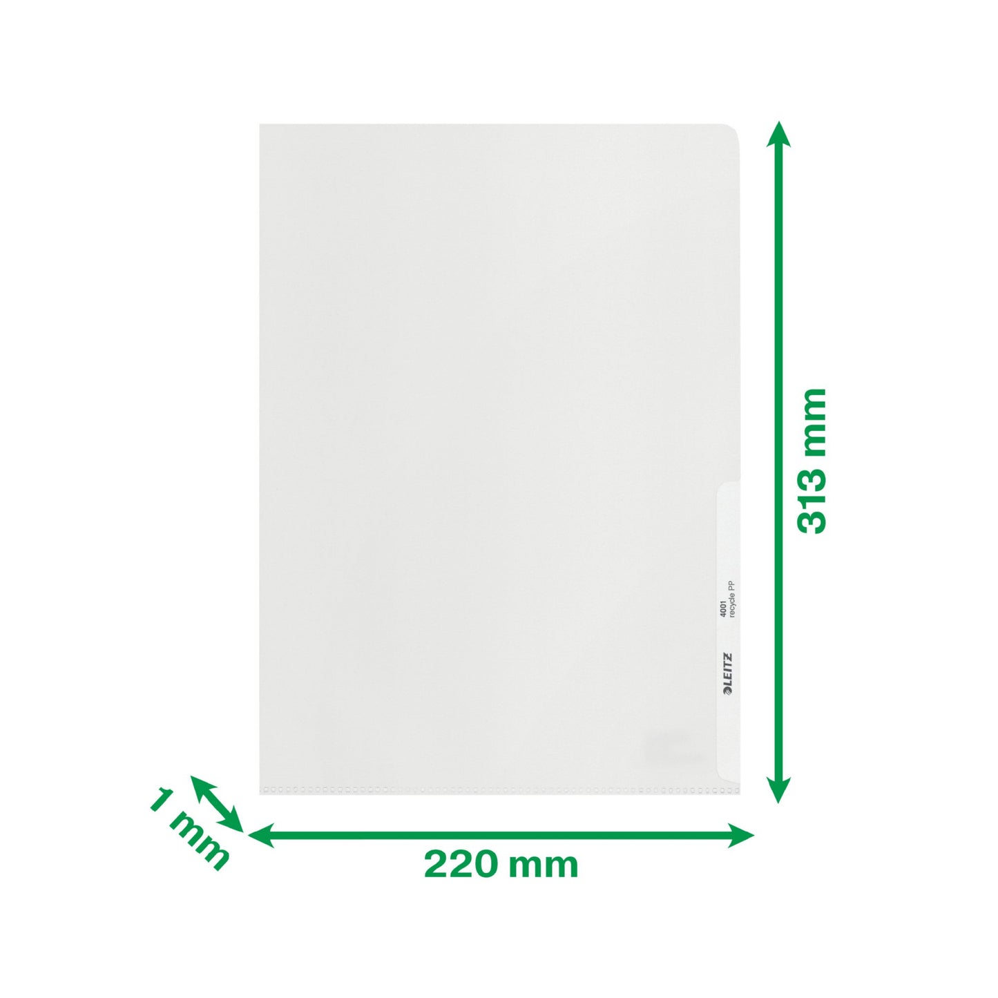 Leitz Recycle Folder A4 140 Micron (Pack 25) 40013003