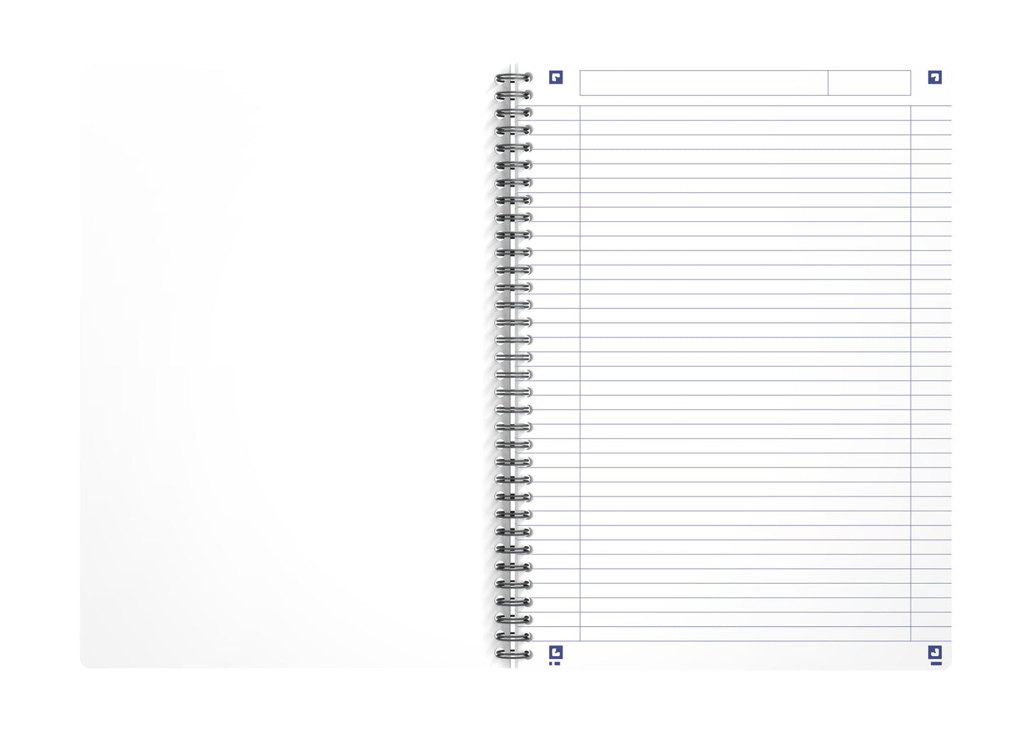 Oxford Office Wirebound Notebook My Rec Up A4 Ruled 180 Pages Green 400166099