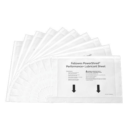 Fellowes Powershred Oil Sheets (Pack 10) - 4025601