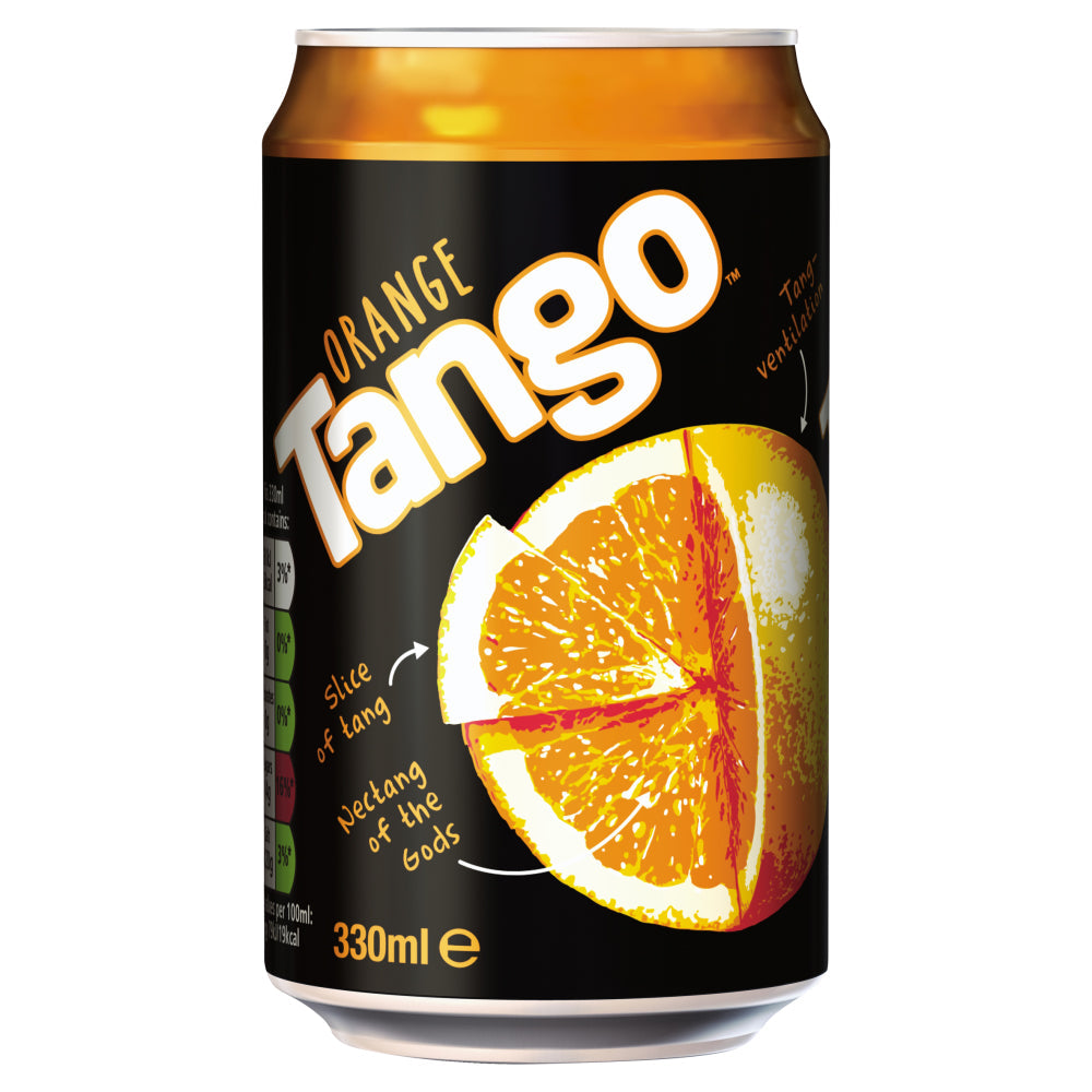 Tango Orange Cans 24x330ml - NWT FM SOLUTIONS - YOUR CATERING WHOLESALER