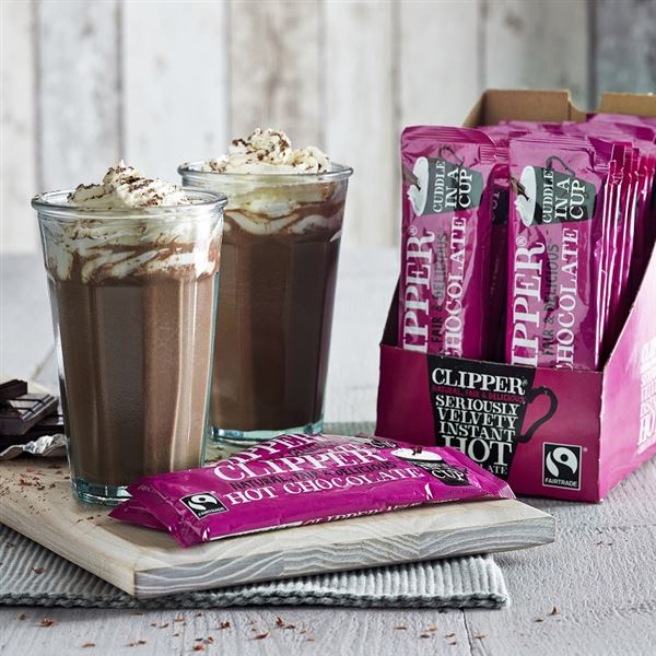 Clipper Fairtrade Instant Hot Chocolate Sticks 100x28g