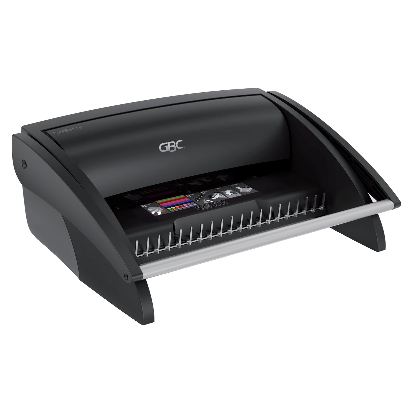 GBC CombBind C110 Manual Comb Binding Machine Black 4401844