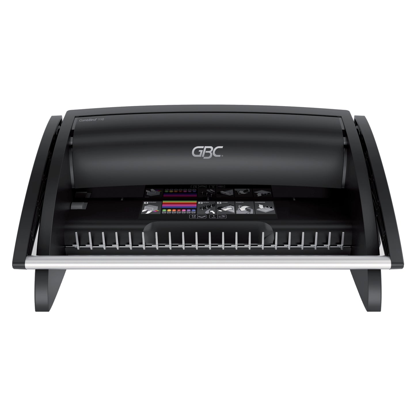 GBC CombBind C110 Manual Comb Binding Machine Black 4401844