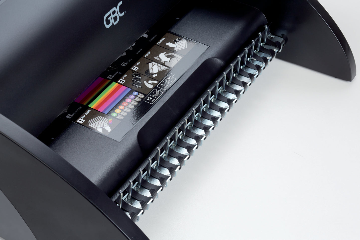 GBC CombBind C110 Manual Comb Binding Machine Black 4401844