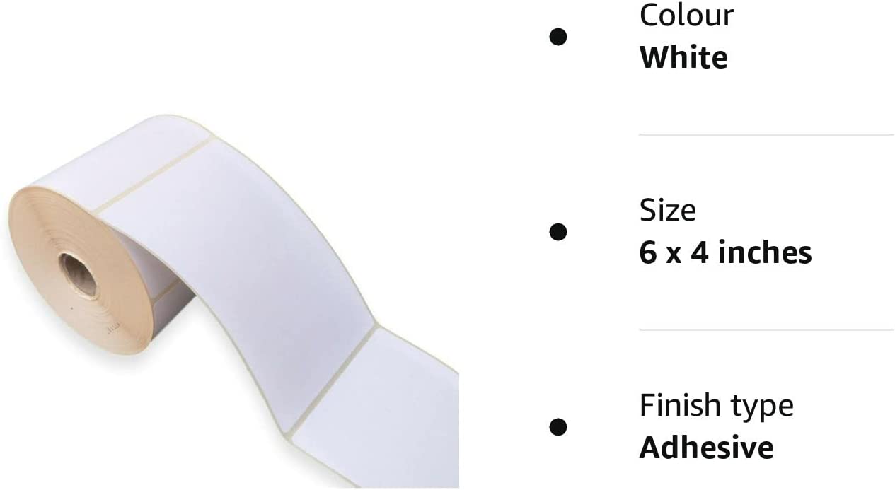 Roll-X Universal UPS Shipping Labels 6x4inch 250 Per Roll
