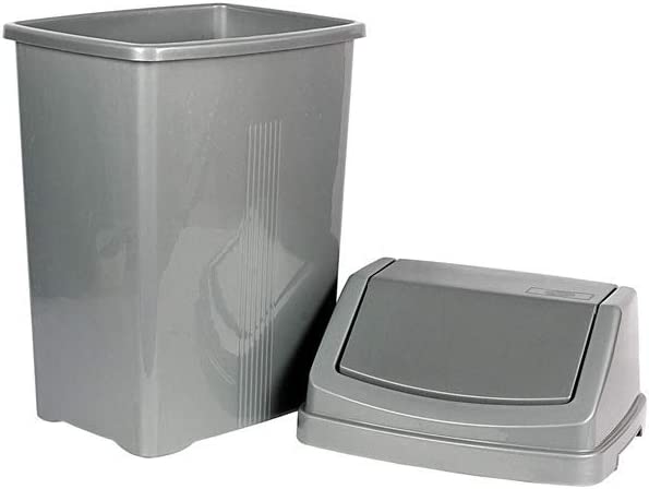 Wham Casa Silver Swing Bin 25 Litre