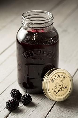 Kilner Wide Mouth Preserve Glass Jar 1 Litre