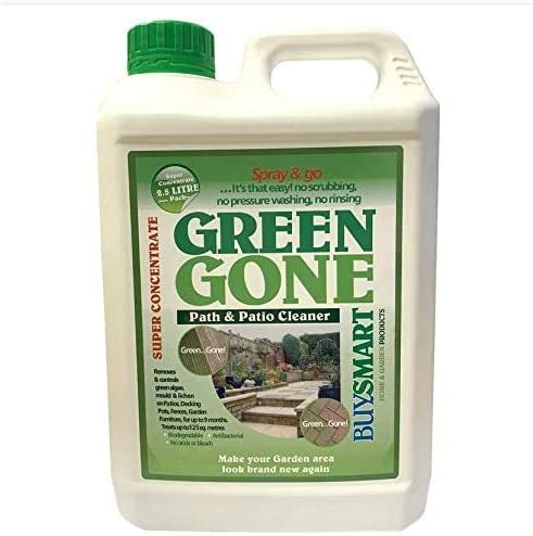 Buysmart Green Gone Concentrate Algae Mould/ Lichen Killer 5 Litre - NWT FM SOLUTIONS - YOUR CATERING WHOLESALER