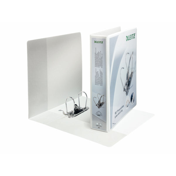 Leitz Panorama 180 Presentation Lever Arch Polypropylene A4 Plus 80mm Spine Width White (Pack 10) 42250001 - NWT FM SOLUTIONS - YOUR CATERING WHOLESALER
