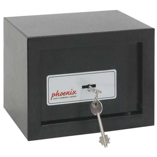 Phoenix Compact Key Black Safe (SS0721K) - NWT FM SOLUTIONS - YOUR CATERING WHOLESALER