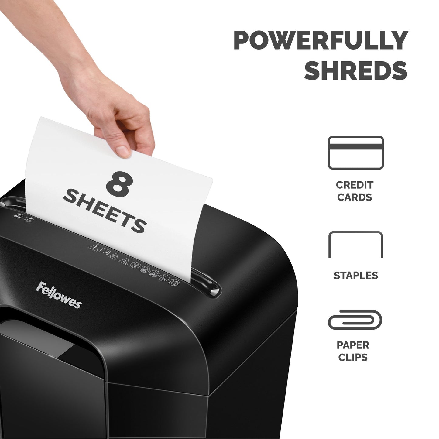 Fellowes Powershred LX45 Cross Cut Shredder 4401501