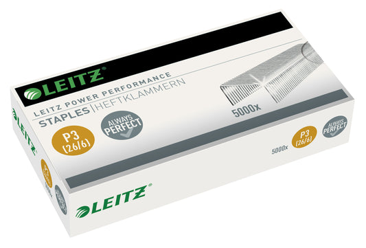 Leitz Power Performance P3 Staples (Pack 5000) 55721000 - NWT FM SOLUTIONS - YOUR CATERING WHOLESALER