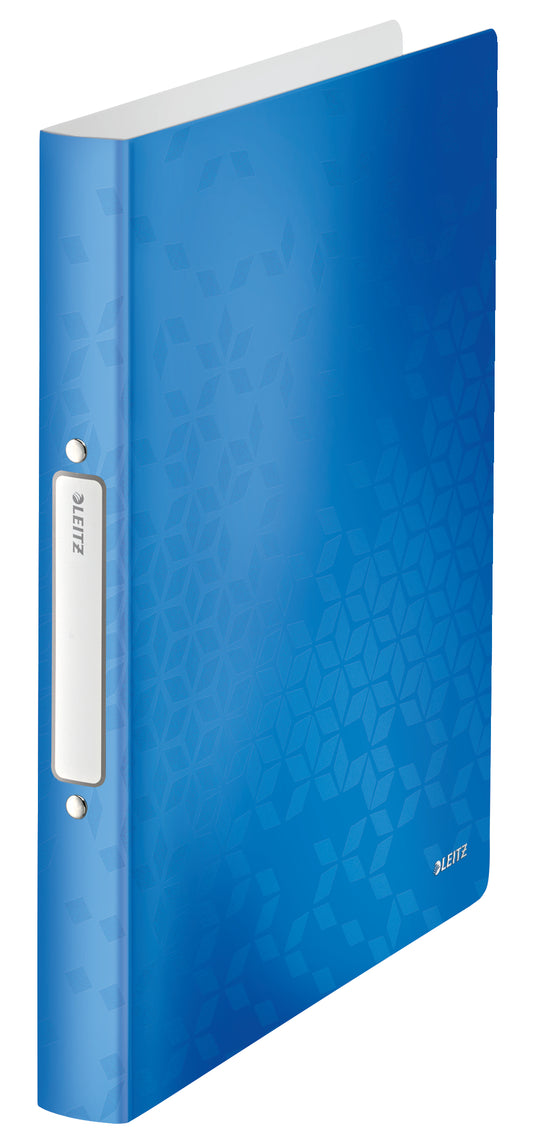 Leitz WOW Ring Binder Polypropylene 2 O-Ring A4 25mm Rings Blue Metallic (Pack 10) 42570036 - NWT FM SOLUTIONS - YOUR CATERING WHOLESALER