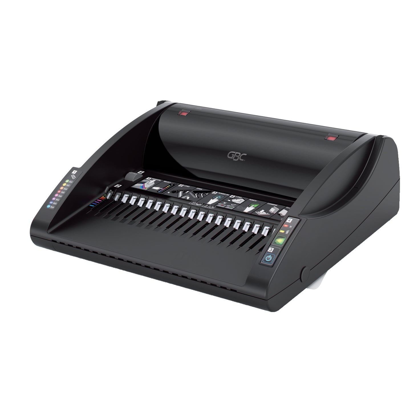 GBC CombBind C200E Electric Comb Binding Machine Dark Grey 7101045UK - NWT FM SOLUTIONS - YOUR CATERING WHOLESALER