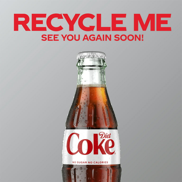 Diet Coke GLASS Bottles 24x330ml