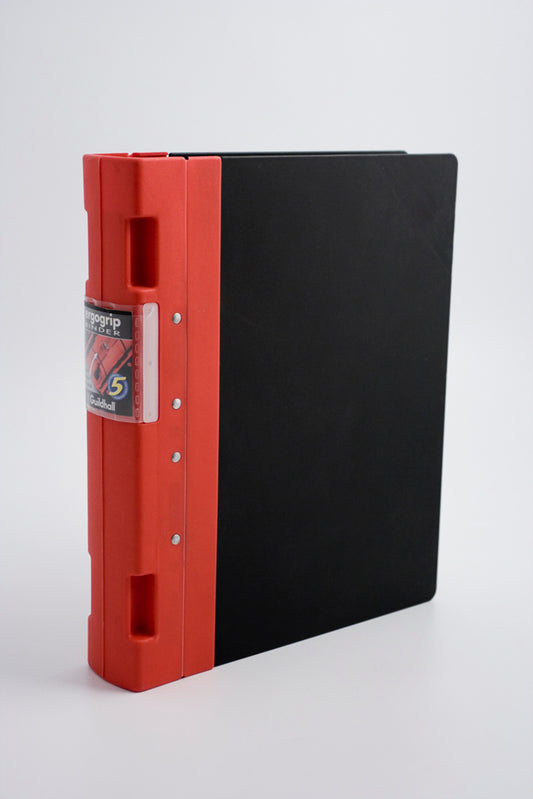 Guildhall GLX Ergogrip Ring Binder Polypropylene 8 Prongs Making 4 x 55mm Rings A4 Red (Pack 2) - 4533Z - NWT FM SOLUTIONS - YOUR CATERING WHOLESALER