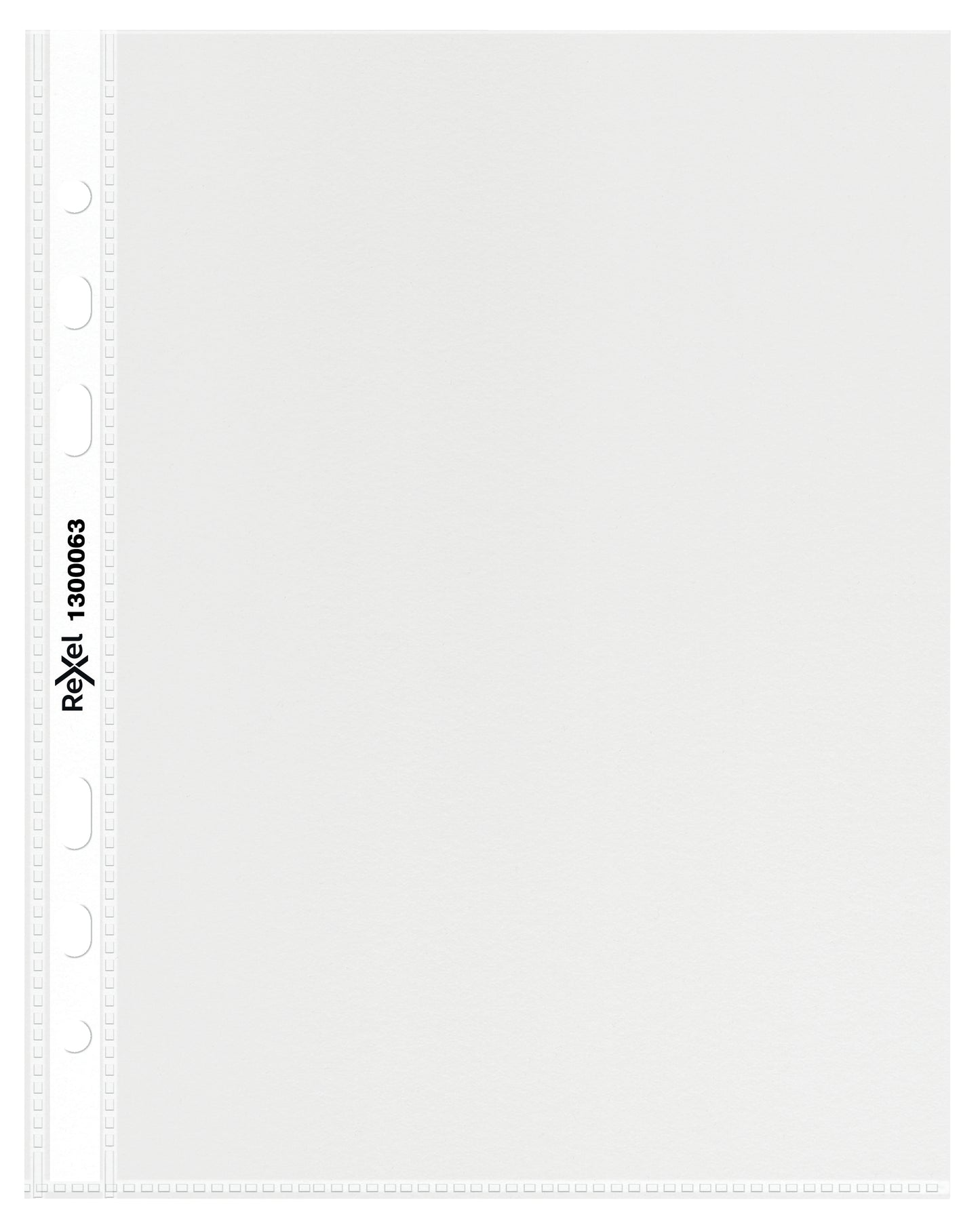 Rexel Multi Punched Pocket Polypropylene A5 75 Micron Top Opening Clear (Pack 100) 1300063