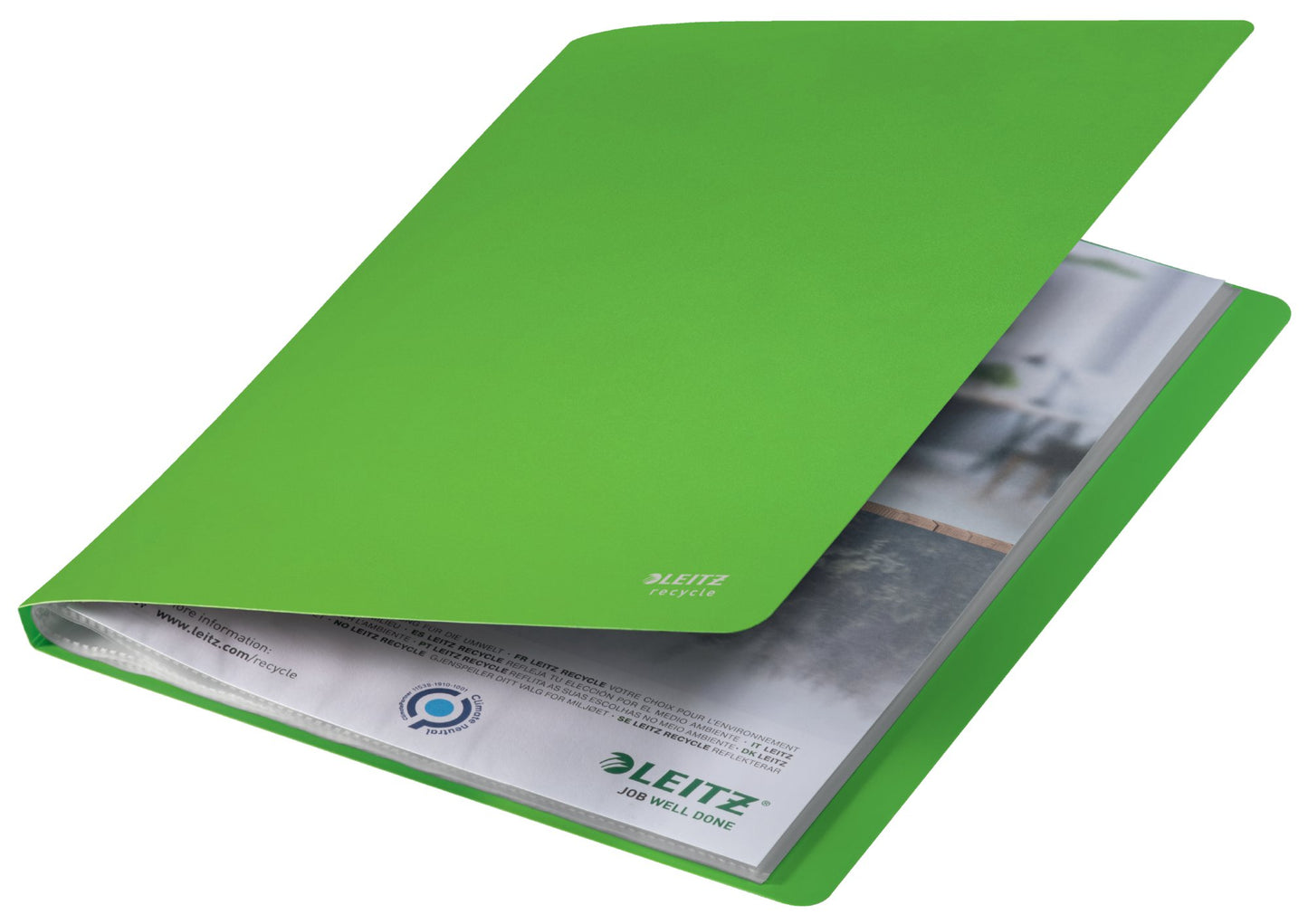 Leitz Recycle Display Book 20 Pockets Green 46760055
