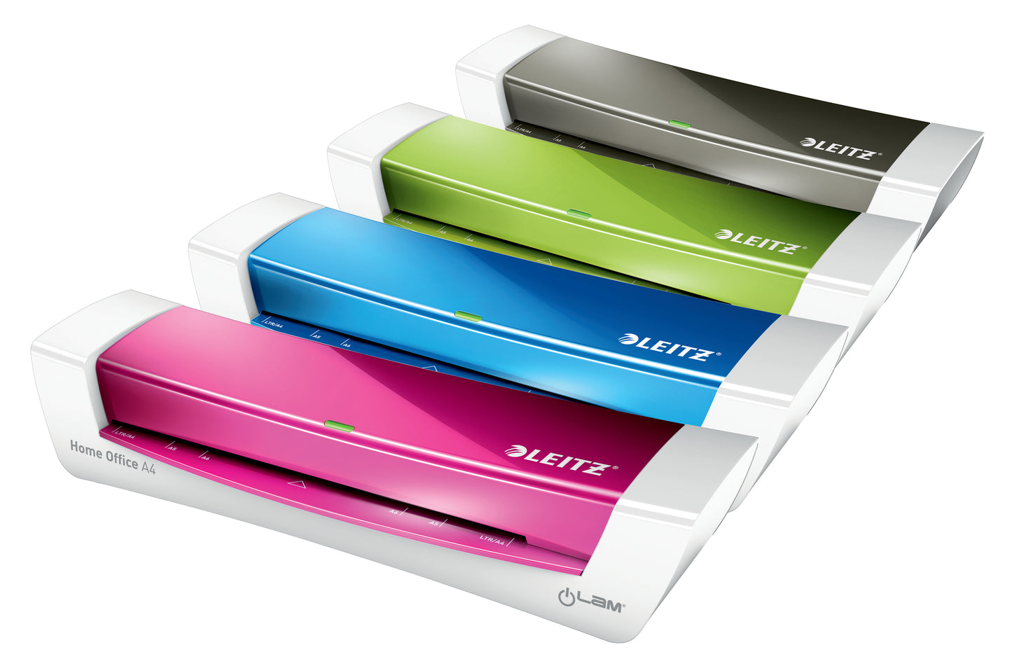Leitz iLAM Home Office Laminator A4 Pink and White 73681023