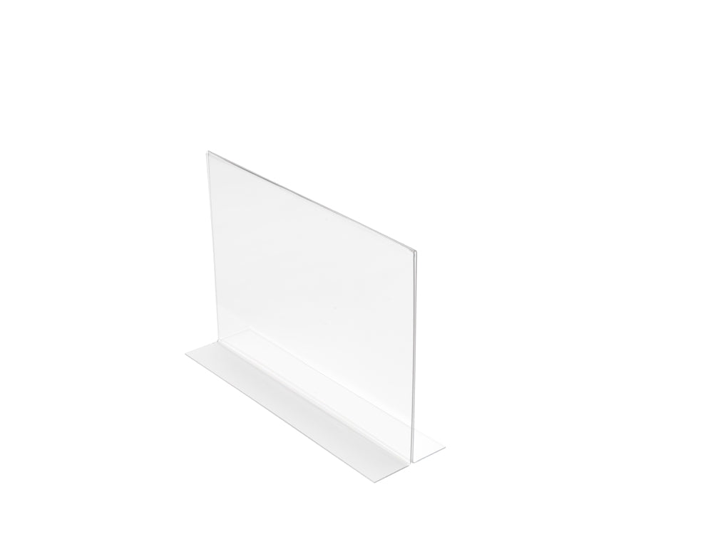 Deflecto Stand Up Sign Holder A4 Landscape Clear - 47701