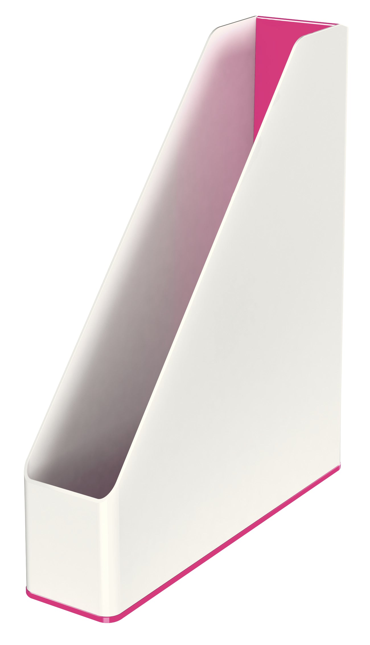 Leitz WOW Dual Colour Magazine File A4 White/Pink 53621023