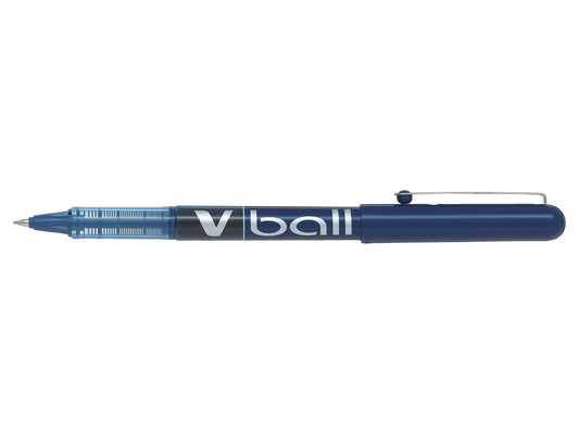 Pilot VBall Liquid Ink Rollerball Pen 0.5mm Tip 0.3mm Line Blue (Pack 12) - 4902505085420SA - NWT FM SOLUTIONS - YOUR CATERING WHOLESALER