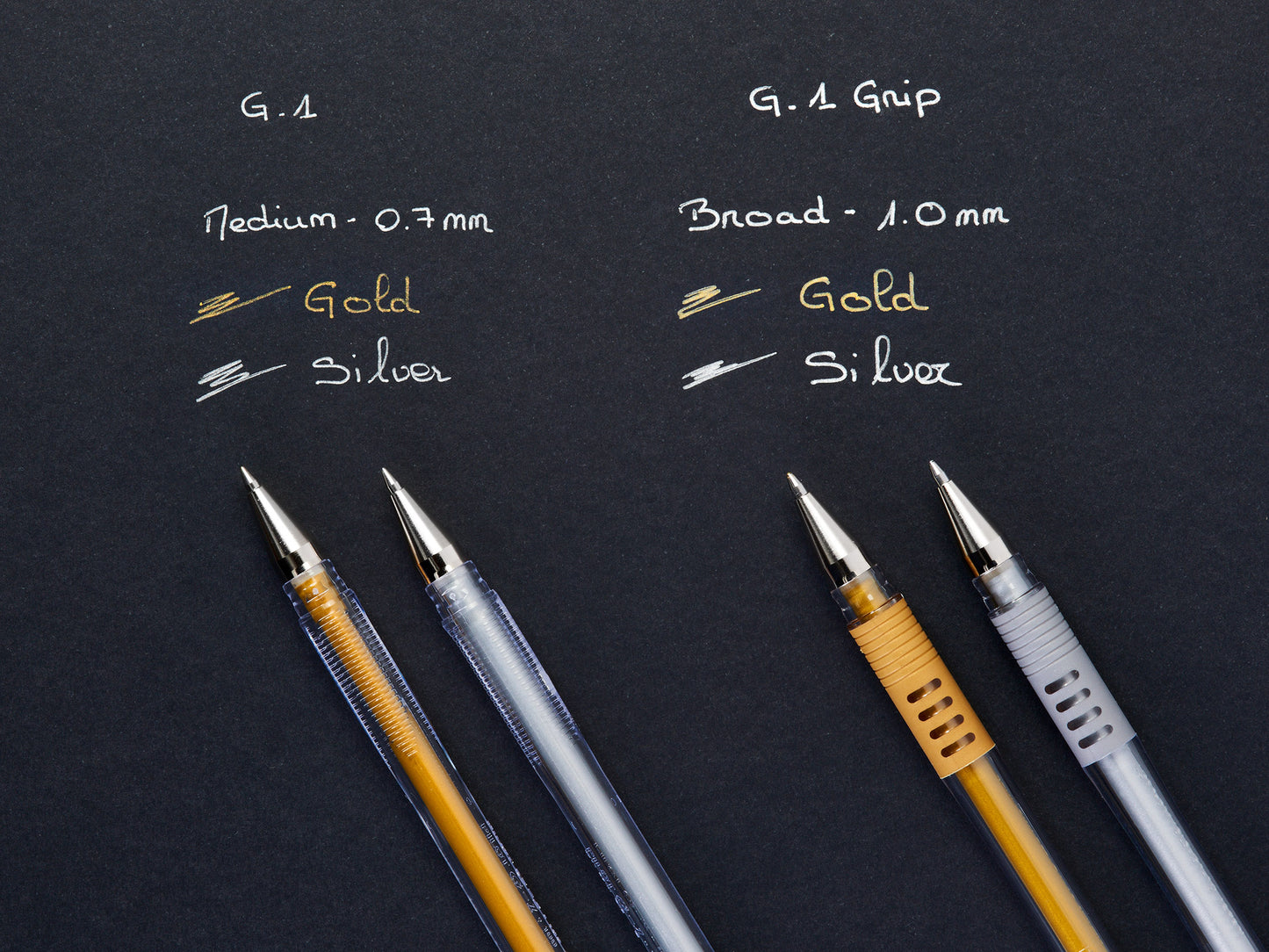 Pilot G-107 Grip Gel Rollerball Pen 0.7mm Tip 0.35mm Line Black (Pack 12) - 4902505158834