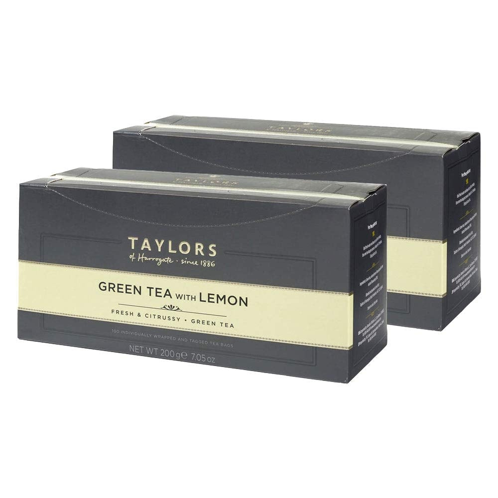 Taylors of Harrogate Green & Lemon Enveloped Tea Pack 100"s