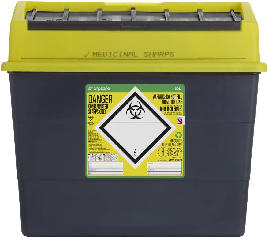 Sharp Safe Bin By Clinisafe 30 Litre