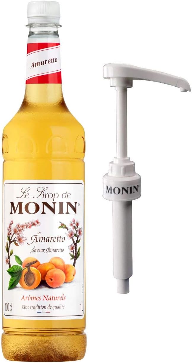 Monin Amaretto Coffee Syrup 1 Litre