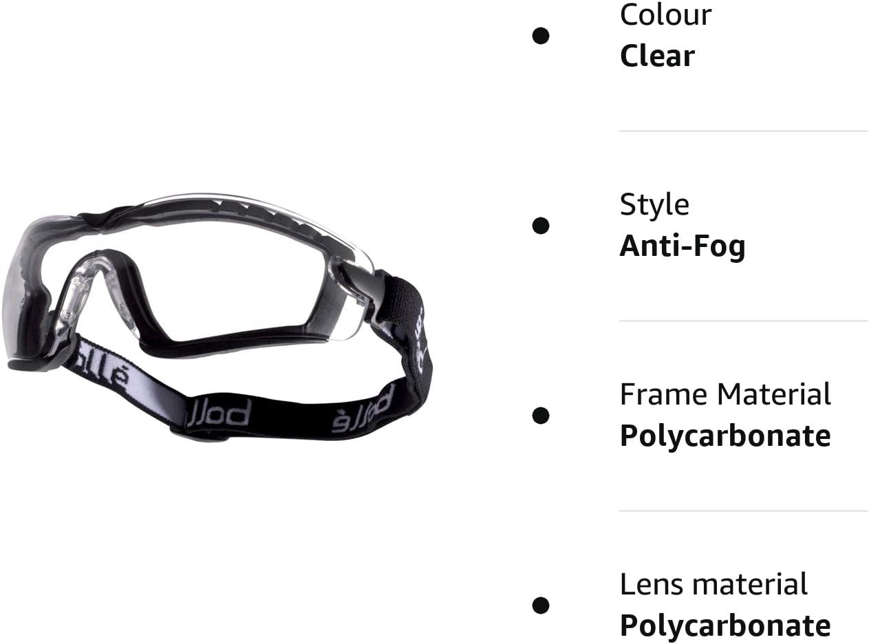 Bolle Safety Cobra Clear Goggles