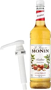 Monin Roasted Hazelnut Coffee Syrup 1 Litre