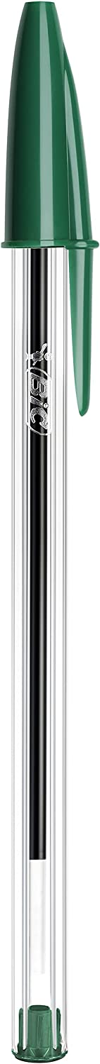 Bic Cristal Original Ballpoint Medium Green Pens 50's