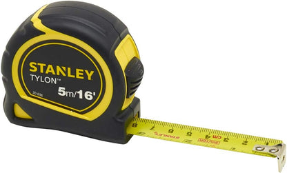 Stanley Retractable Tape Measure with Belt Clip 5 Metre 0-30-696 - NWT FM SOLUTIONS - YOUR CATERING WHOLESALER