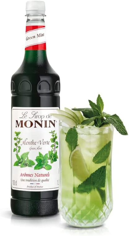 Monin Green Mint Coffee Syrup 1 Litre