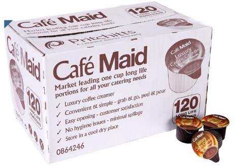 Cafe Maid Luxury Coffee Creamer Pots 12ml (Pack of 120)