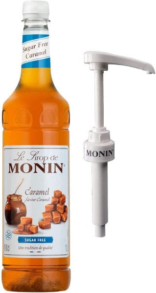 Monin Sugar Free Caramel Coffee Syrup 1litre (Plastic) - NWT FM SOLUTIONS - YOUR CATERING WHOLESALER