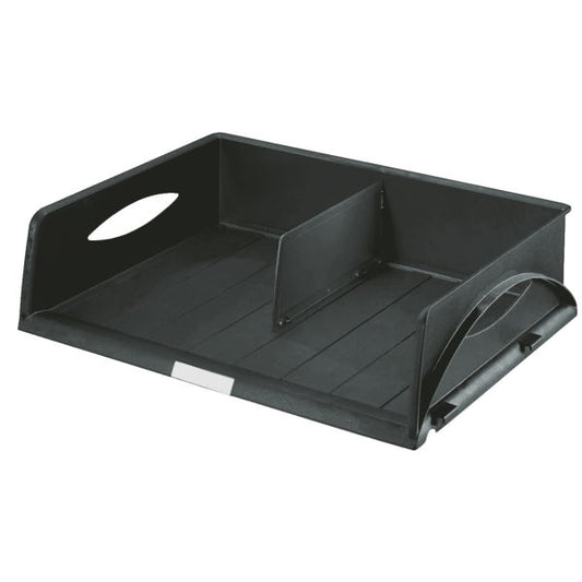 Leitz Sorty Letter Tray Jumbo A3 Landscape Black 52320095 - NWT FM SOLUTIONS - YOUR CATERING WHOLESALER