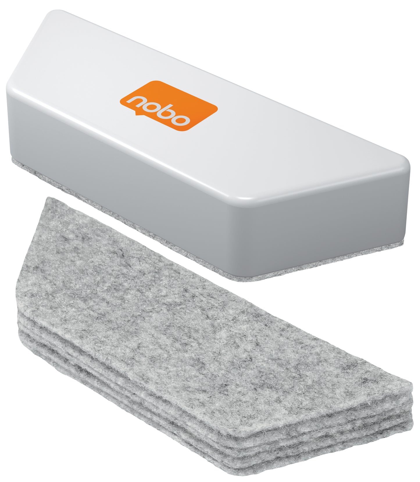 Nobo Magnetic Whiteboard Eraser White 1905325