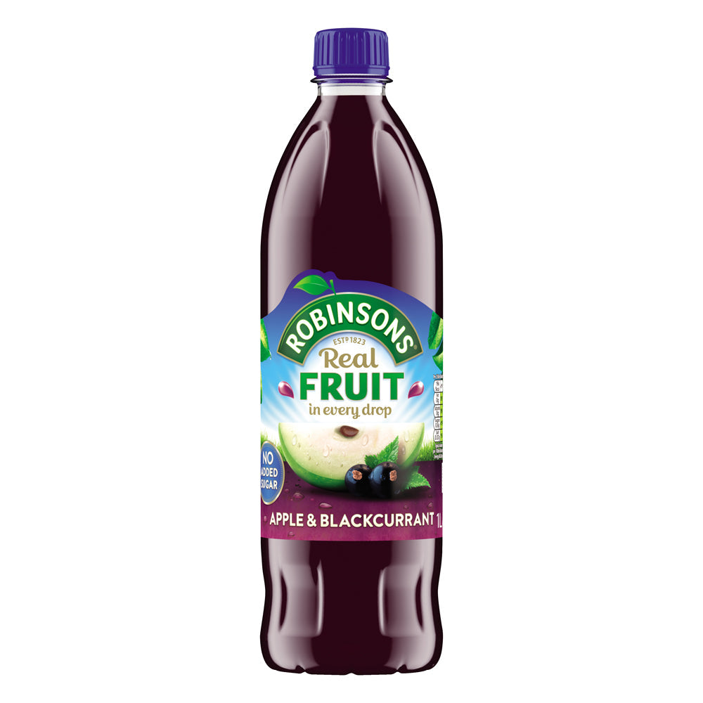 Robinsons (No Added Sugar) Apple & Blackcurrant 1litre