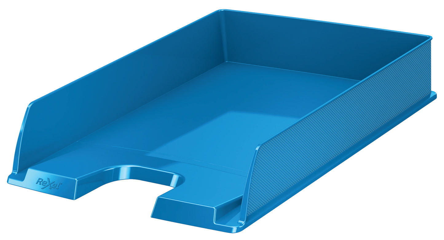 Rexel Choices Letter Tray A4 Portrait Blue 2115601 - NWT FM SOLUTIONS - YOUR CATERING WHOLESALER