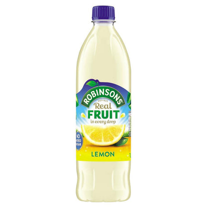 Robinsons (No Added Sugar) Lemon 1litre - NWT FM SOLUTIONS - YOUR CATERING WHOLESALER