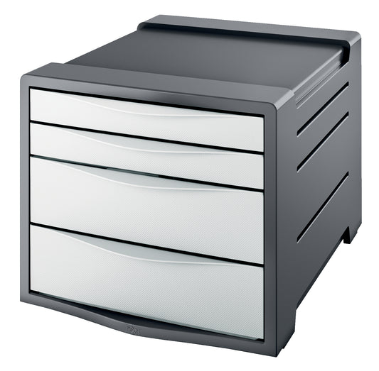 Rexel Choices Drawer Cabinet (Grey/White) 2115608 - NWT FM SOLUTIONS - YOUR CATERING WHOLESALER