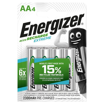 Energizer Rechargeable Extreme Battery AA Pack 4's