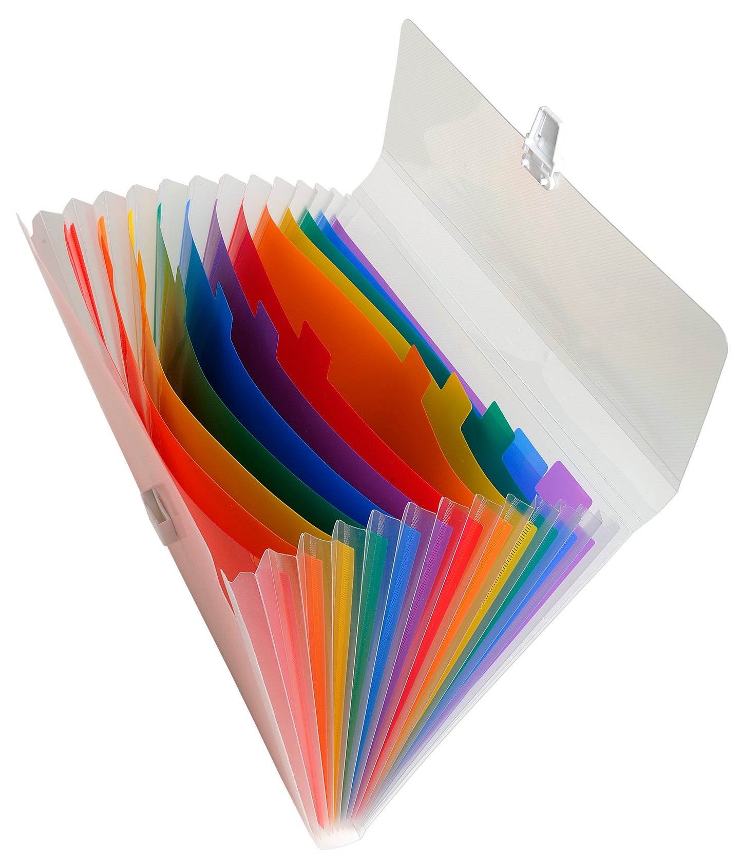 Exacompta Expanding File Polypropylene 330x250mm 13 Pocket Clear - 55298E