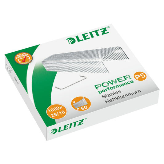Leitz 25/10mm Staples (Pack 1000) 55740000 - NWT FM SOLUTIONS - YOUR CATERING WHOLESALER