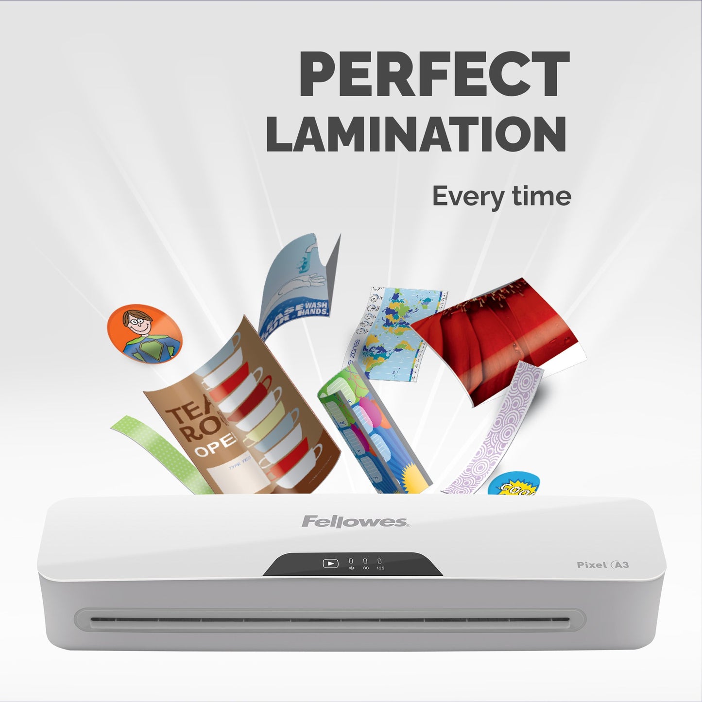 Fellowes Pixel A3 Laminator White 5602401