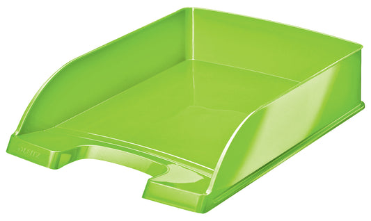 Leitz WOW Letter Tray A4 Portrait Green 52263054 - NWT FM SOLUTIONS - YOUR CATERING WHOLESALER
