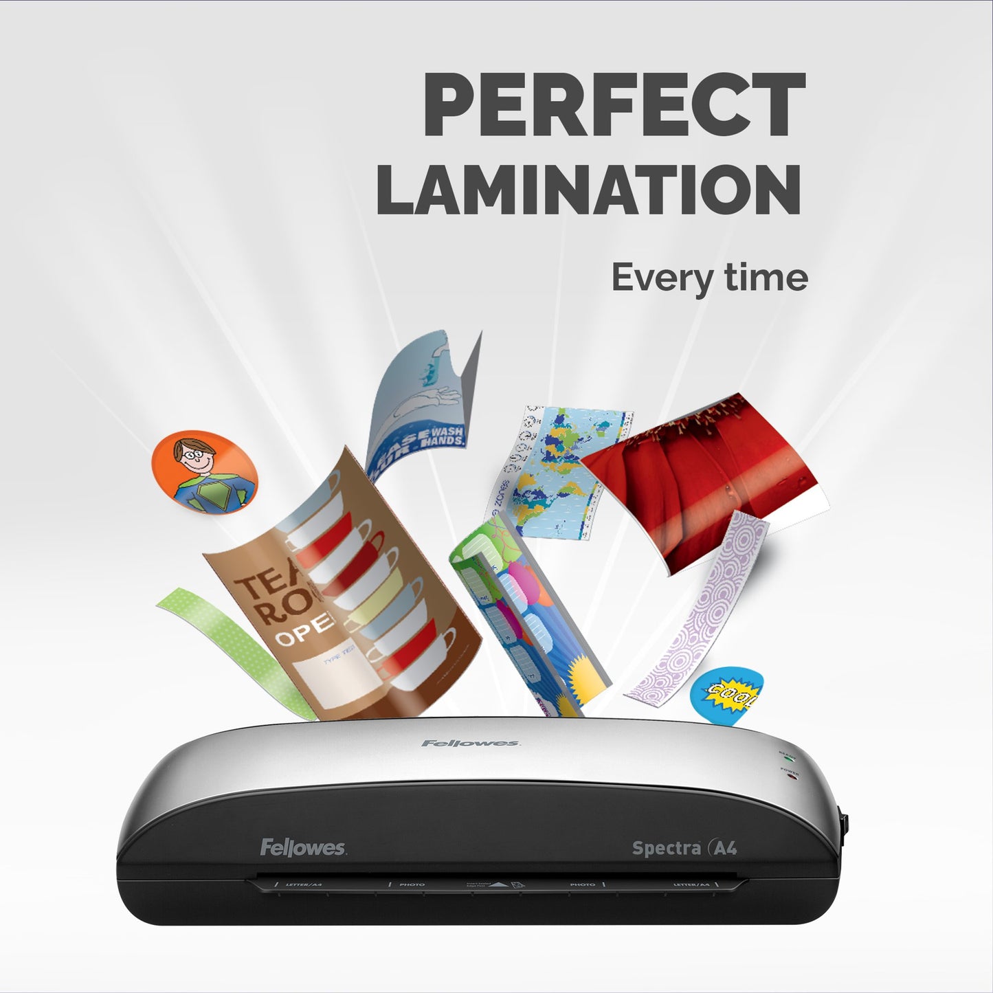Fellowes Spectra A4 Laminator Black/Grey 5737901