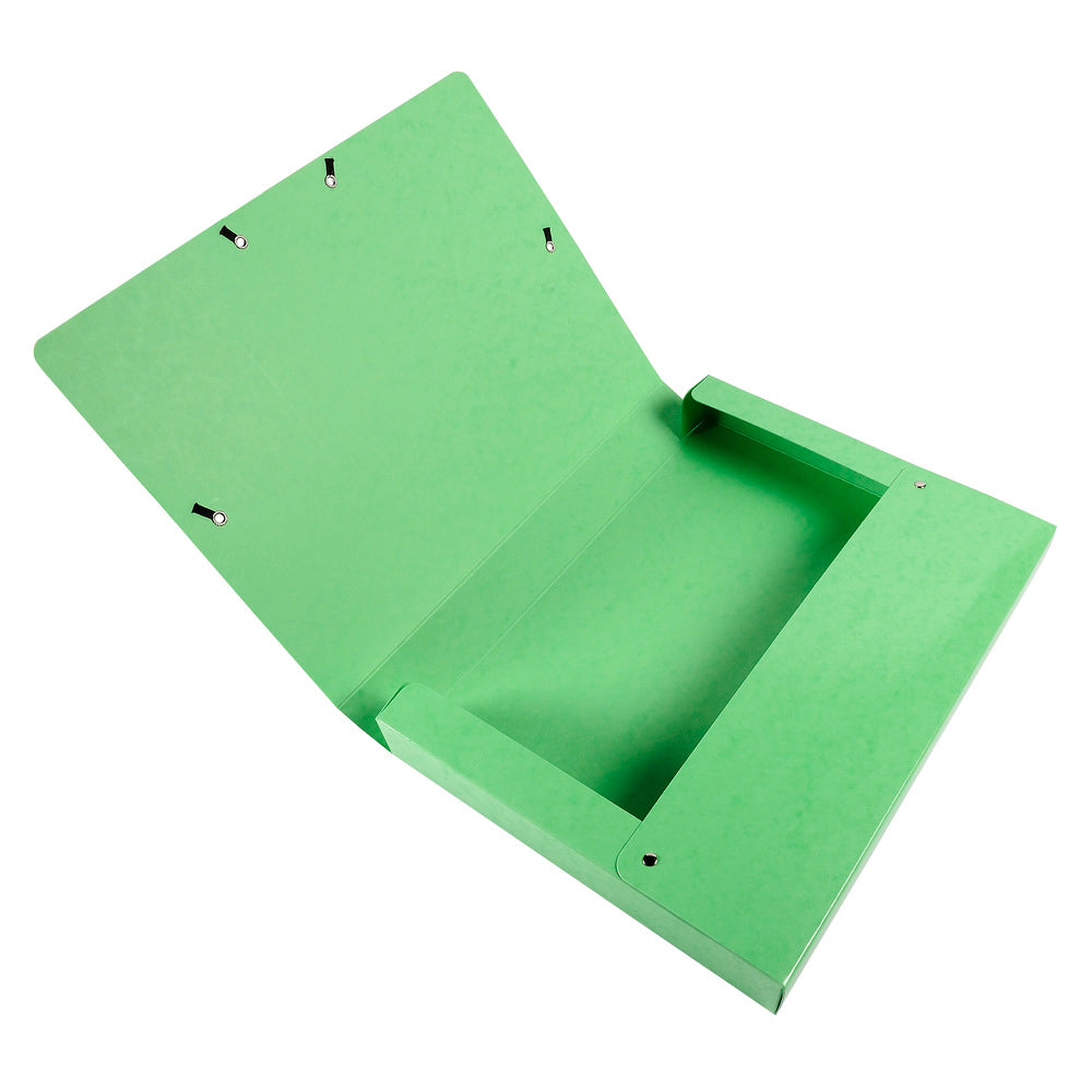 Exacompta Iderama Box File Pressboard A4 40mm Spine Width Elastic Closure Assorted (Pack 8) - 59929E